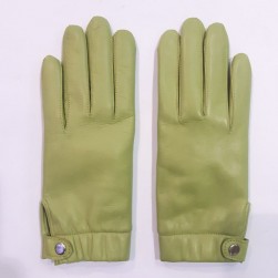 Женские кожаные перчатки GlovesUA мод-421мятные