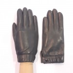 Жіночі шкіряні рукавички GlovesUA мод.421 темно-сірий