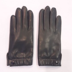 Женские кожаные перчатки GlovesUA мод-421темно-серый