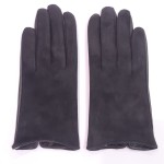 Жіночі рукавички GlovesUA мод.394 темно-сірі