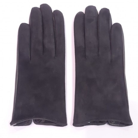 Жіночі рукавички GlovesUA мод.394 темно-сірі