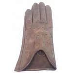 Жіночі рукавички шкіряні GlovesUA мод.060 ашез
