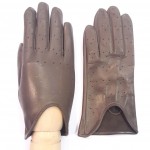 Жіночі рукавички шкіряні GlovesUA мод.060 ашез