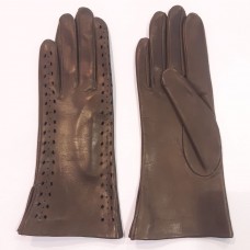 Жіночі рукавички шкіряні GlovesUA мод.019 ашез