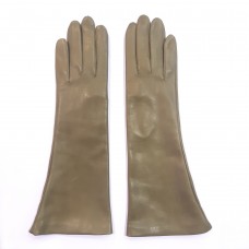 Женские длинные перчатки мод.052-33 оливковые Женские длинные перчатки мод.052-33 оливковые