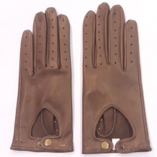 Жіночі шкіряні рукавички GlovesUA мод.274 ашез