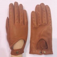 Женские кожаные перчатки  GlovesUA  мод.274 кирпичные