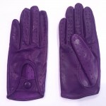 Жіночі автомобільні шкіряні рукавички GlovesUA мод.275 фіолетові (шов усередину, без отв, кнопка обтягнута) - Кольорові Жіночі автомобільні шкіряні рукавички GlovesUA мод.275 фіолетові (шов усередину, без отв, кнопка обтягнута)
